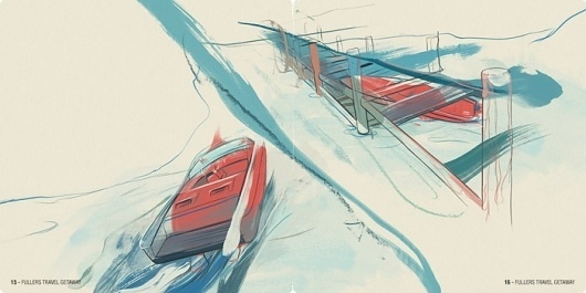 Graphic-ExchanGE - a selection of graphic projects #archer #illustration #andrew