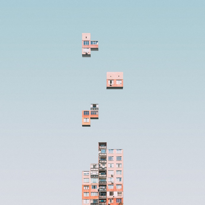 Urban Tetris - Mindsparkle Mag Mariyan Atanasov designed Urban Tetris – a beautiful project which consisted on an urban exploration of abstract shapes of tetris in Sofia, Bulgaria. #logo #packaging #identity #branding #design #color #photography #graphic #design #gallery #blog #project #mindsparkle #mag #beautiful #portfolio #designer