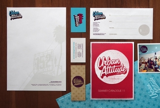 URBAN ATTITUDE - Jimmy Gleeson Design #urban #business #attitude #card #design #gleeson #jimmy #letterhead
