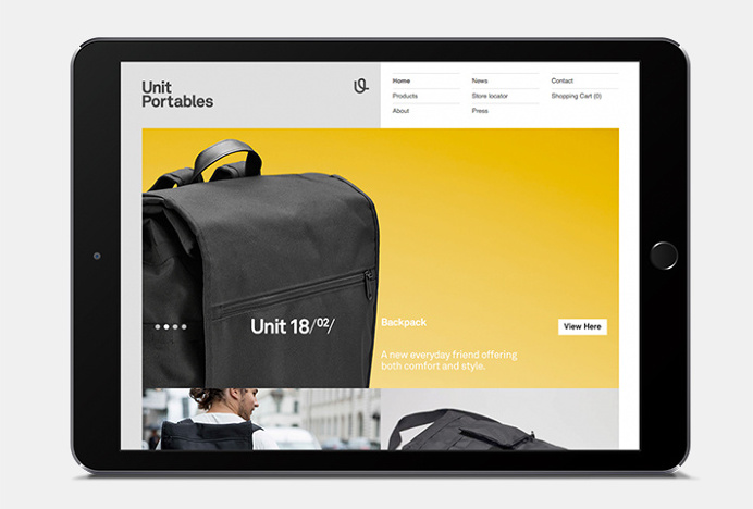 Unit Portables by Kurppa Hosk #branding #website