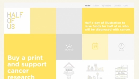 Half of Us - Web design inspiration from siteInspire #jgjghj