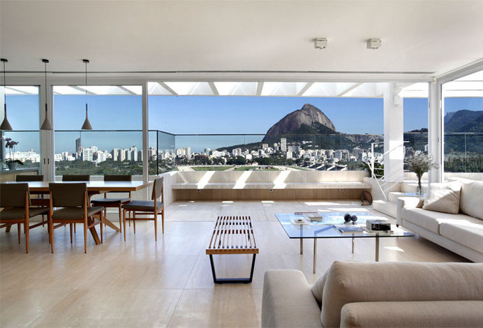 Attractive Brazilian Penthouse With Pool brazilian penthouse #interior #design #architecture #house