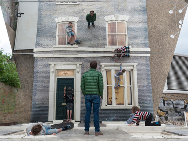 2 dalston house installation by leandro erlich #mirror #inception #installation