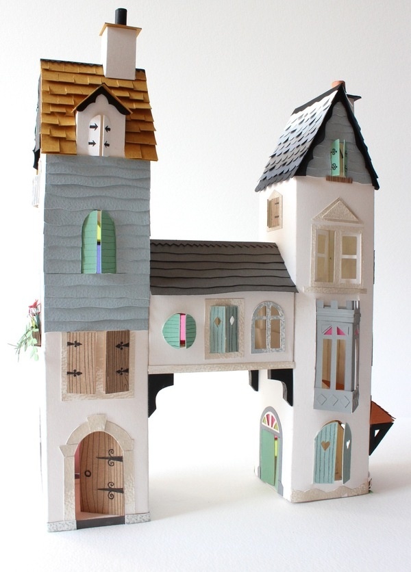 H 4 #house #hand #craft #made #paper