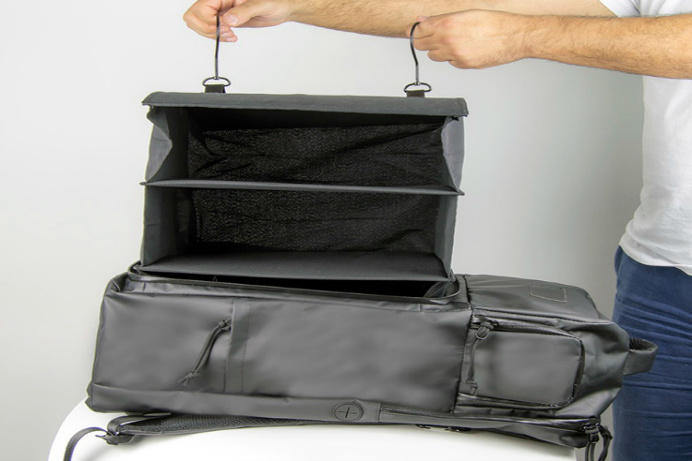 ProGo is a carry-on #backpack for the person on the go. Small enough to carry-on, but it's large enough to fit your clothes, shoes, laptop a
