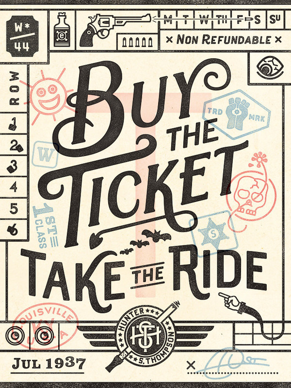 Wander Postcard CommonerInc #stamps #ticket #texture #typography