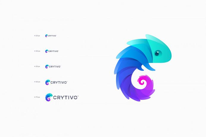 Crytivo Logo Design by Maria Grønlund