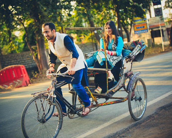 post wedding shoot - Ride with Your Partner