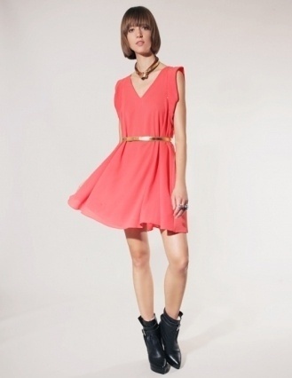 Orange belted dress [Mal1373] - $97 : Pixie Market, Fashion-Super-Market ($50-100) — Svpply #girl #belted #womens #fashion #dress