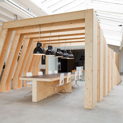 OneSize by Origins Architects #wood #material #space #work