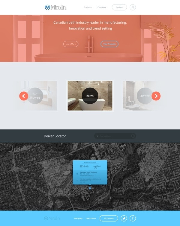 Fullpixels #simple #layout #flat #web