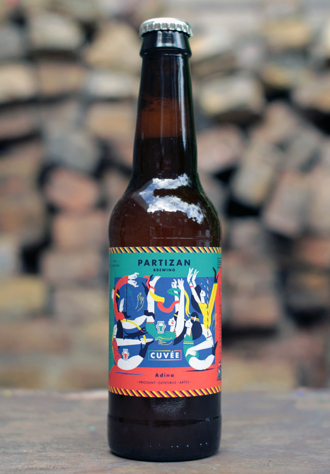 Partizan Brewing Cuvée Adina label.