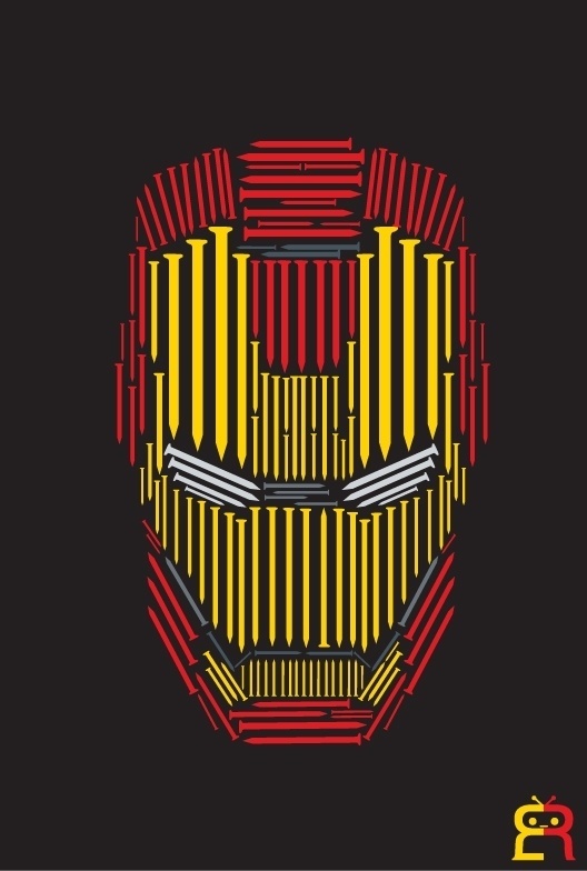 Illustrations | Arts | Etc on the Behance Network #iron #hero #avengers #marvel #nails #ironman