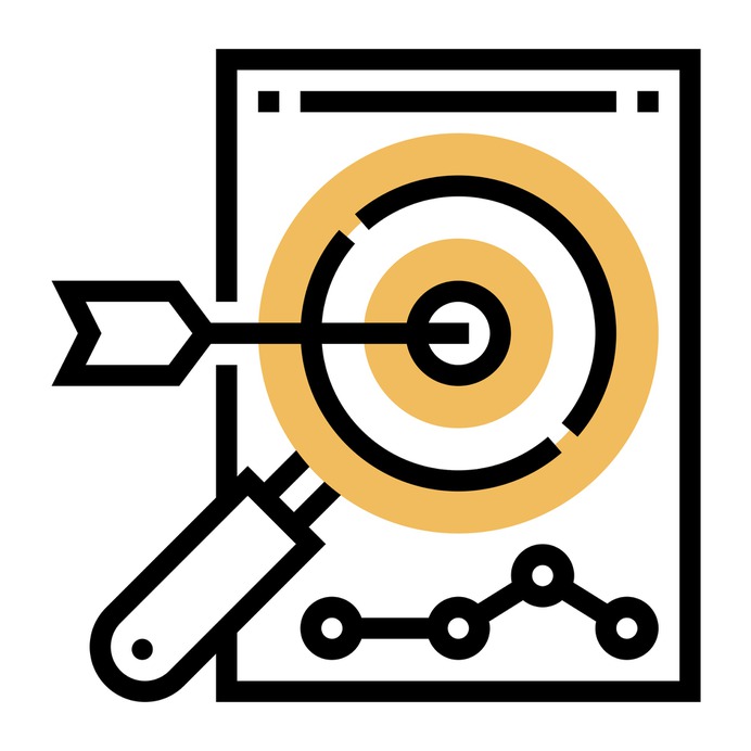 See more icon inspiration related to focus, aim, target, targeting, dartboard, objective, archery, audience, weapons, archer, bullseye, marketing, sport, arrow and arrows on Flaticon.