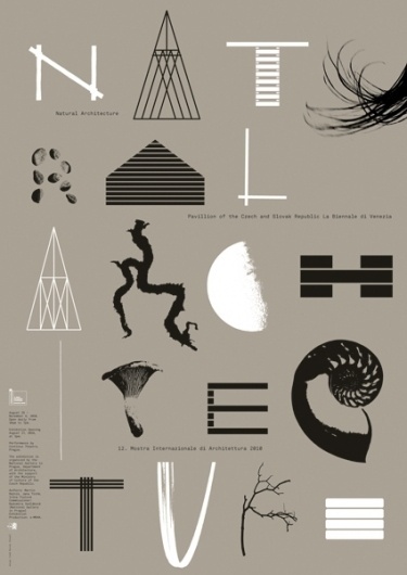 Natural Architecture | graphic design studio | Side2 #czech #architecture #side2 #poster