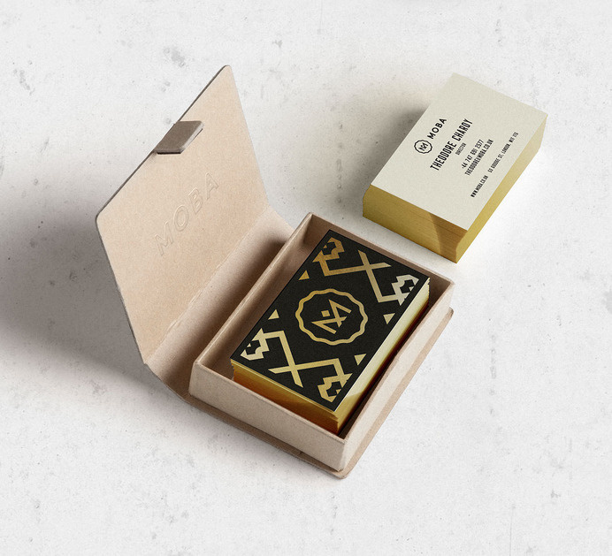 Branding for French Asian Restaurant/Cafe, MoBa #pattern #business #branding #card #fusion #asian #restaurant #cafe #french #gold #moba #foil