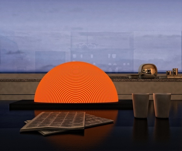 Sunrise Lamp Design by Natalia Rumyantseva #interior #design #decor #home #furniture #architecture