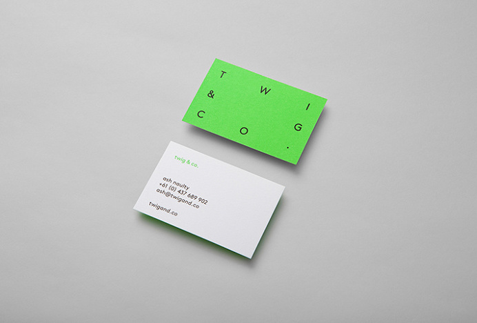 Twig & Co. by Mildred & Duck #business #cards