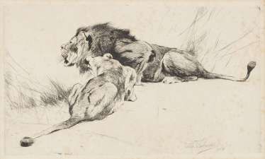 WILHELM KUHNERT 1865 Oppeln - 1926 Flims