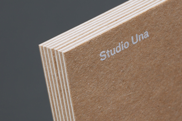 studio una graphic design branding logotype corporate identity germany mindsparkle mag designblog cardboard brown silk screen printing print