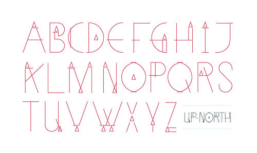UP NORTH typeface #font #typeface #typography