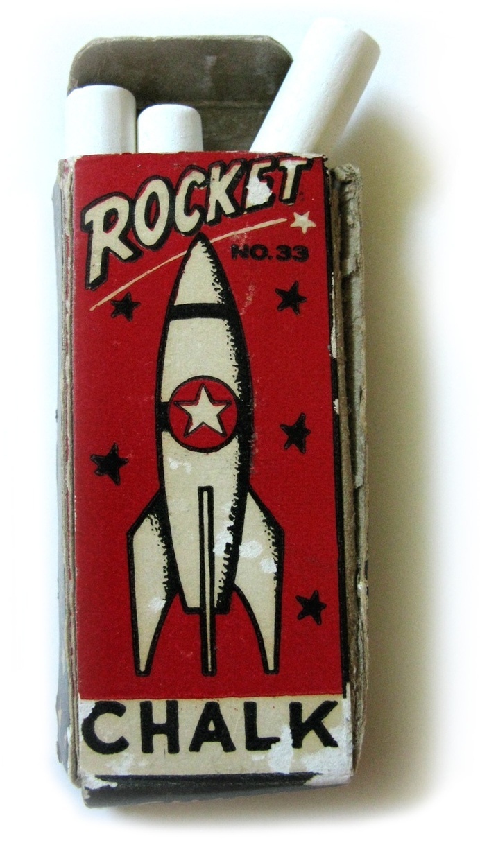 ROCKET CHALK #packaging #illustration #rocket #chalk