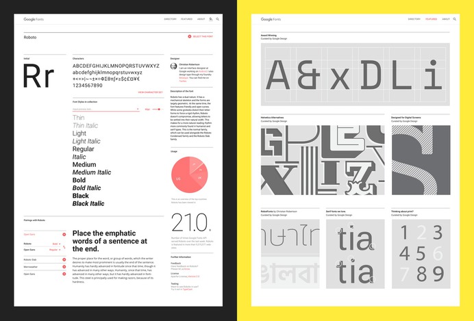 Google Fonts Redesign