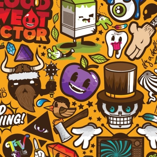 P.A.D. (Super Ultra Combo Version) on the Behance Network #illustrator