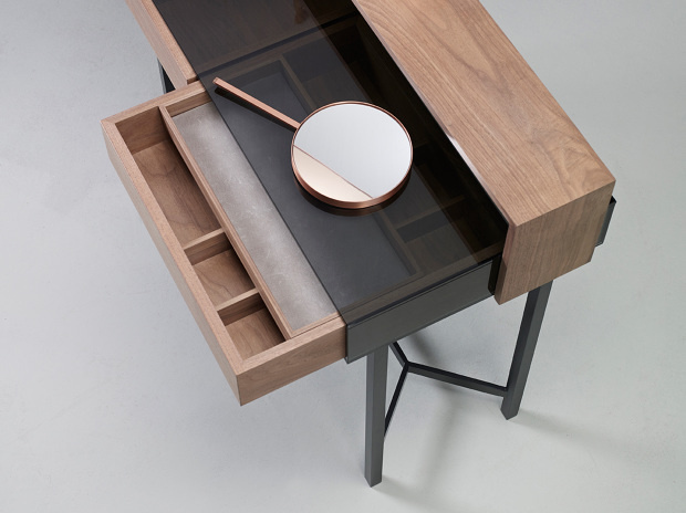 De Intuïtiefabriek #steel #copper #design #glass #mirror #wood #product