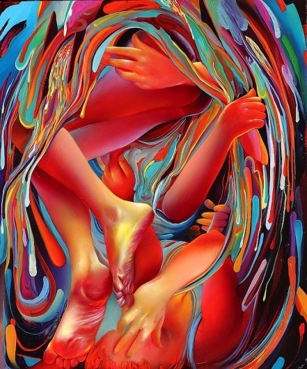 Michael Page's Elan Vital At White Walls #painting #page #art #michael