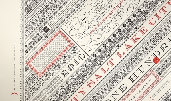Graphic-ExchanGE - a selection of graphic projects #aiga #pattern #city #identity #show #lake #100 #salt #typography