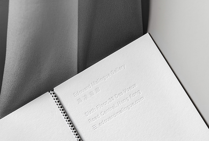 Edouard Malingue Gallery by Lundgren+Lindqvist #embossed