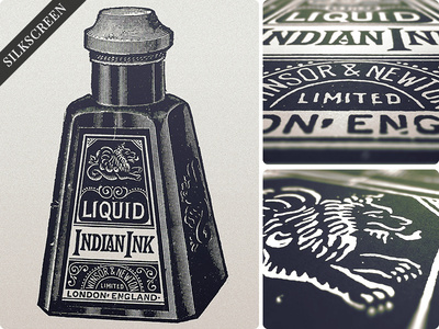 Indian Print #text #vintage