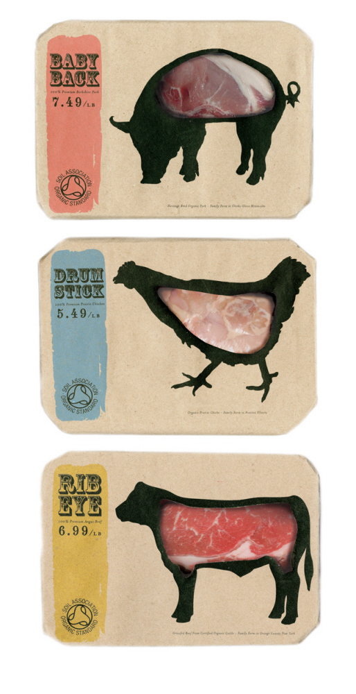 Butcher's by Kei Meguro at Coroflot.com #packaging #meat