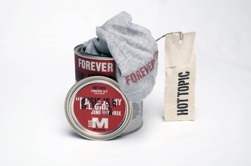 ETHAN CLARK #packaging #shirt #tee #hendrix #can #typography
