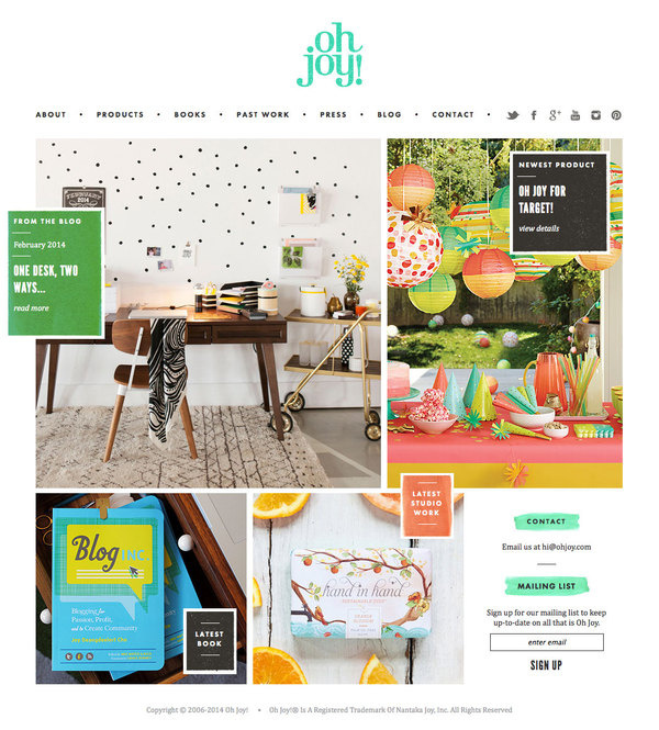 ohjoy home #web