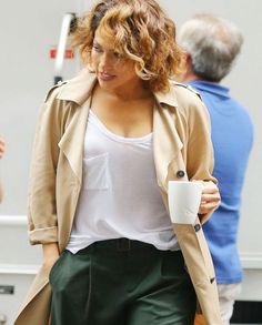 Jennifer Lopez Trench Coat