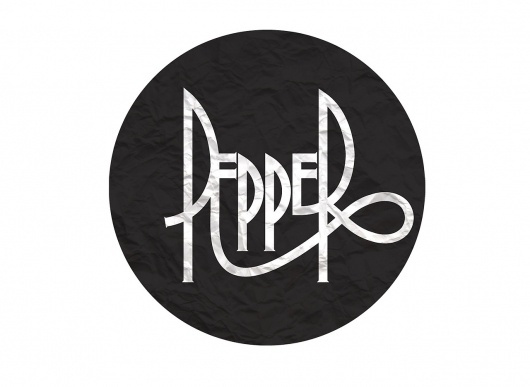 Pepper on the Behance Network #logo #white #black