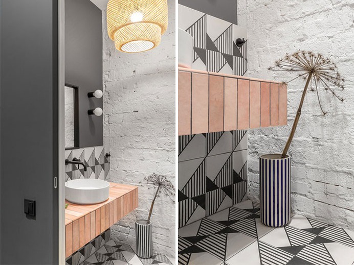Cheerful Mix of Color and Texture in Moscow Apartment - InteriorZine