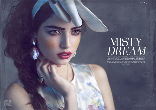 Misty Dream on Behance #page #spread #photography #fashion #editorial #magazine