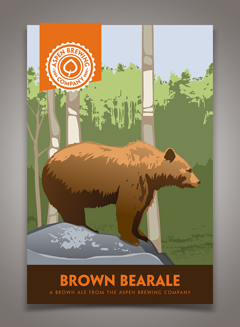 Aspen Brewing Company Packaging #beer #poster