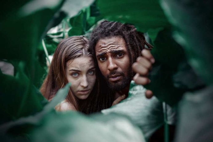 Adrian McDonald Recreates Biblical Story Of Adam And Eve