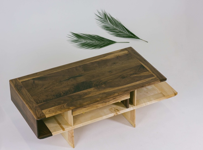 Coffee Table Argosy Fly Massive Millworks #table #furniture #interior #wood #modernism #russian #walnut #maple