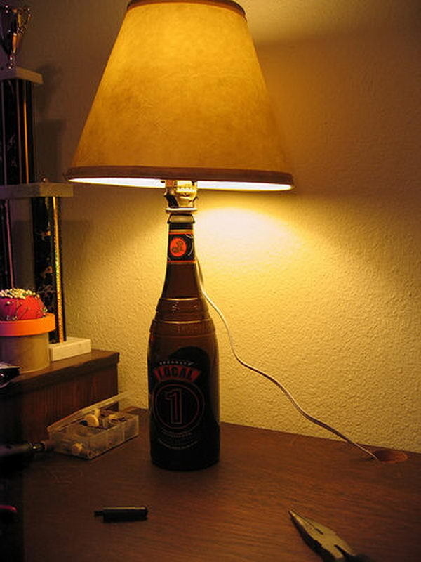 Homemade Wine Bottle Crafts #diy #craft #wine #bottle