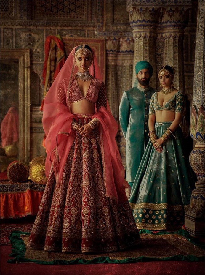 sabyasachi isfahan bridal wear