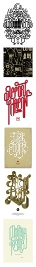 The Collection | PART III on the Behance Network #illustration #typograph