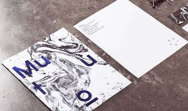 Mutuo | Manifiesto Futura #typography #branding #stationery #marble