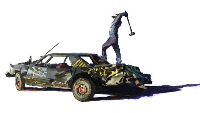 #illustration #Mark Maggiori #wreck #destroy