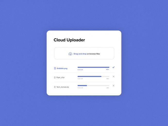 #DailyUI 31 | File Upload Window – Drag and Drop Design