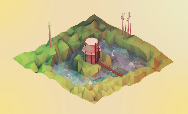 Low Poly [Isometrics] on Behance #world #poly #little #illustration #low